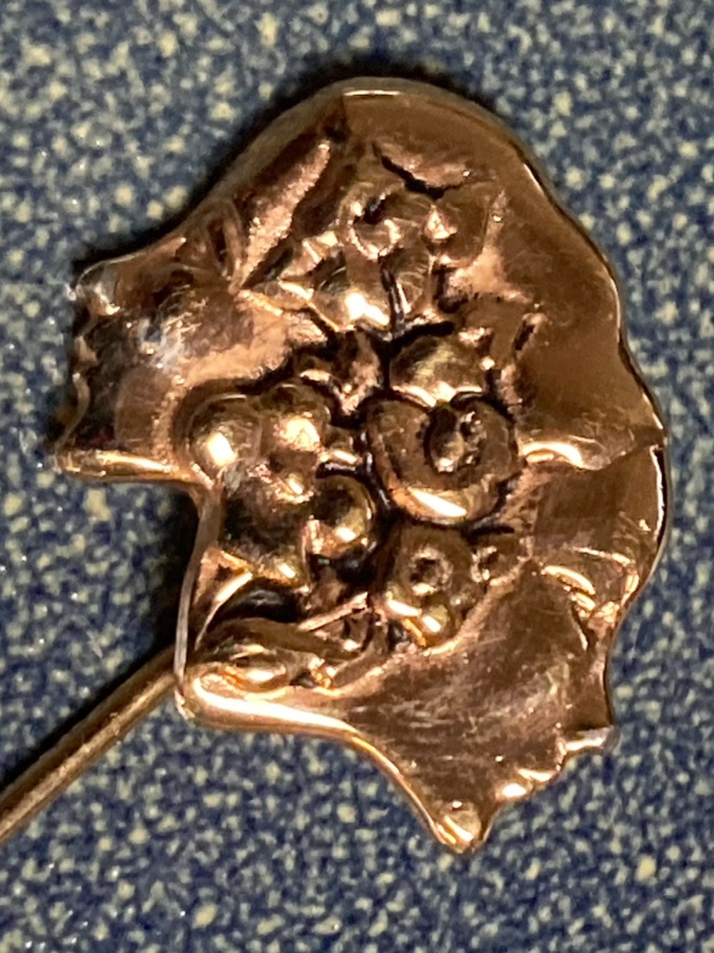 Vintage Two Face Hat Pin
